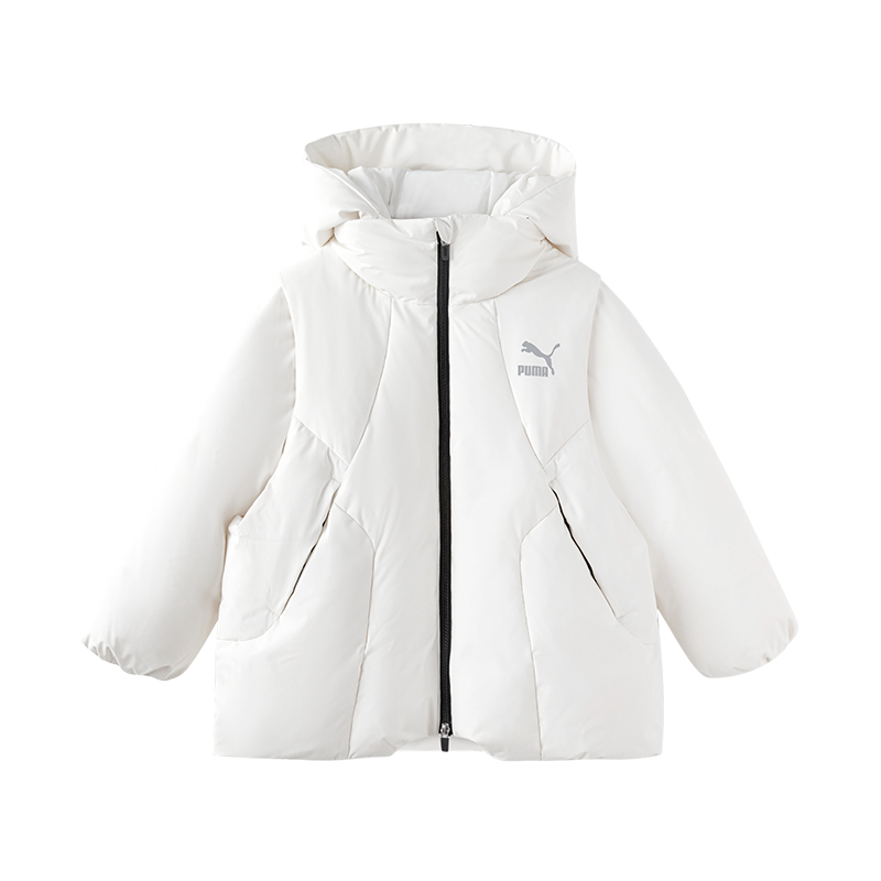 

PUMA Пуховики и жилеты из гусиного пуха raw white детские