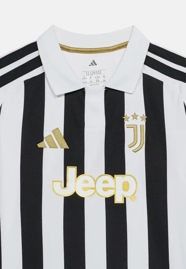 Футболка спортивная домашняя Juventus Adidas Performance, белый/черный — фото 4