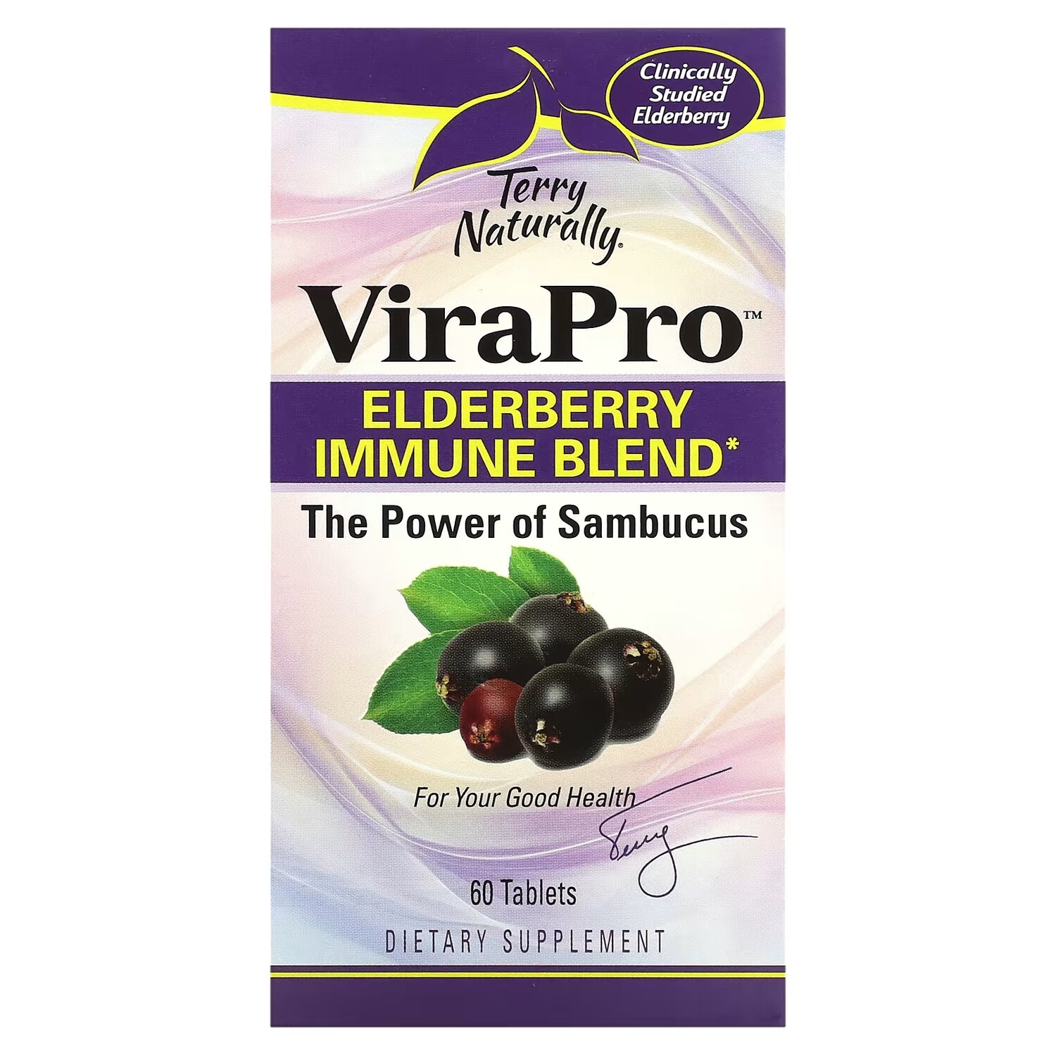 

Смесь бузины Terry Naturally ViraPro для иммунитета, 60 таблеток
