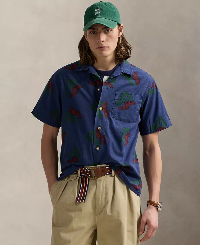 

Мужская классическая рубашка P-Wing Camp Polo Ralph Lauren, мультиколор