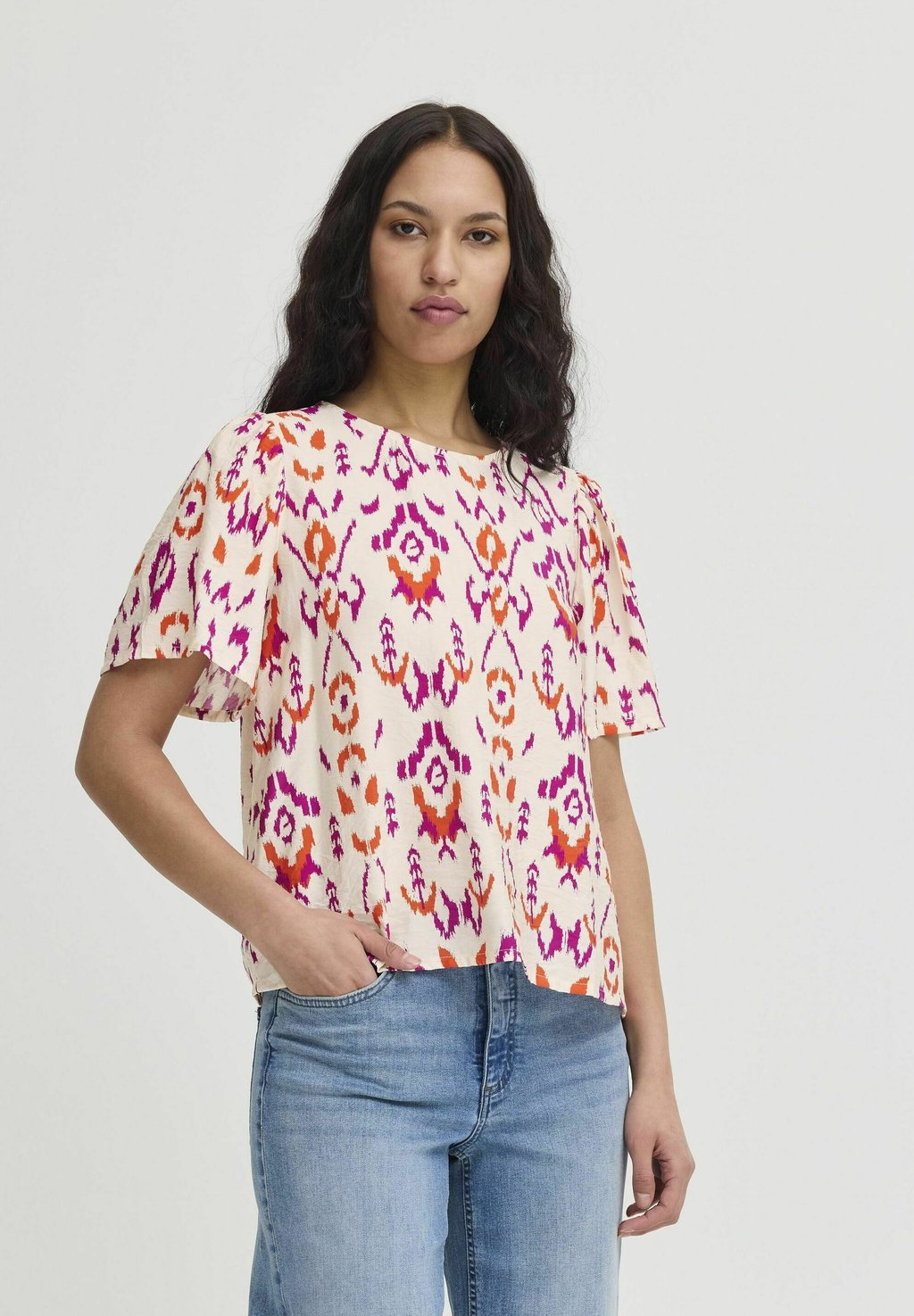 

Блуза IXHARPER - Print T-shirt ICHI, красный