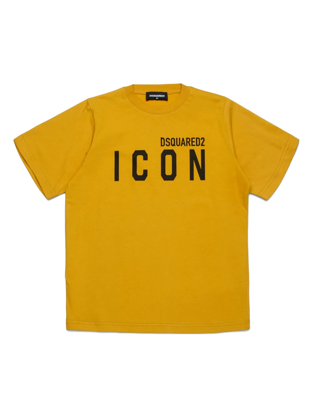 

Футболка с принтом Icon DSQUARED2 KIDS, желтый