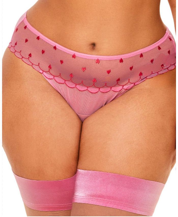 

Женские трусики-хипстеры Bettie Plus-Size Adore Me, розовый