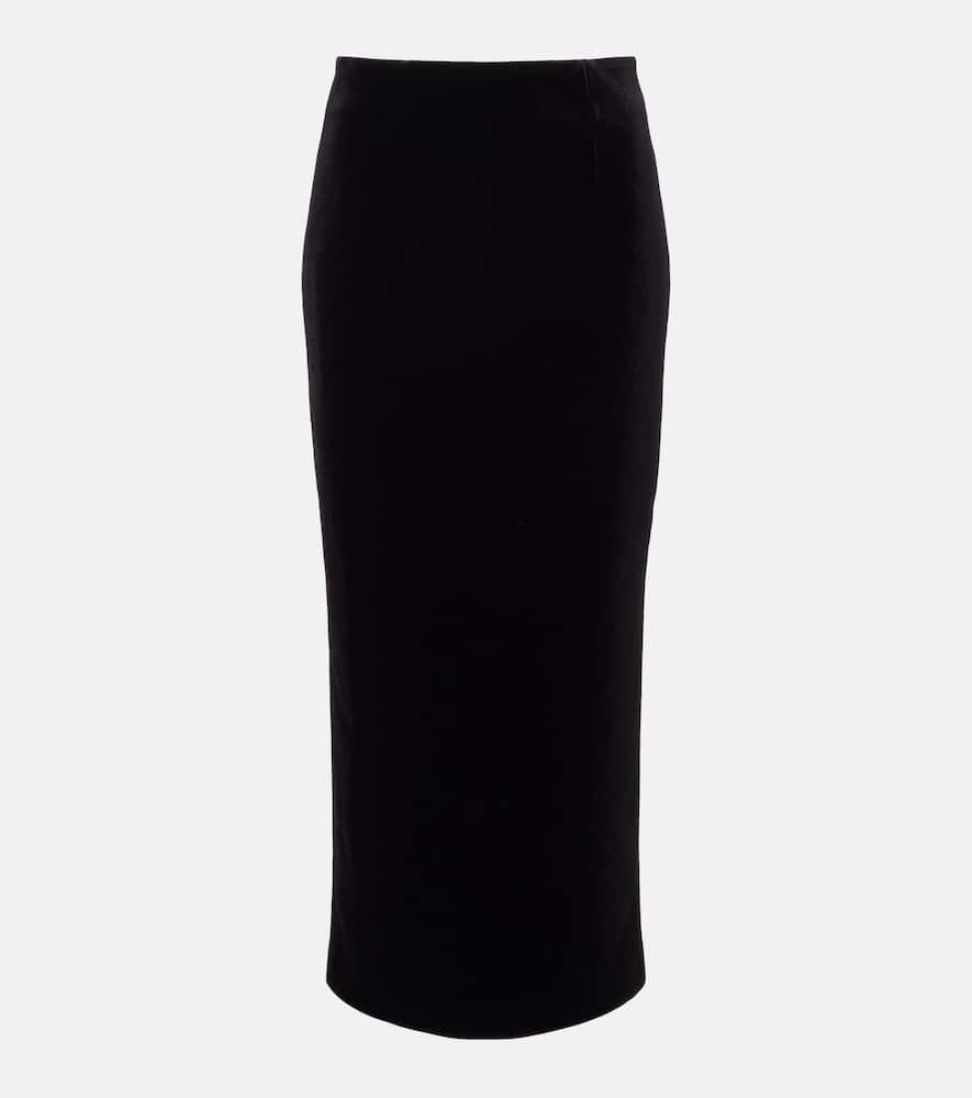 

Бархатная юбка миди Roland Mouret, Black