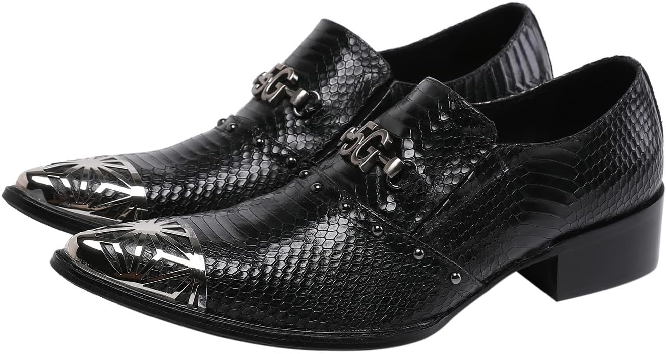 

Мужские туфли Santimon из замши с пряжкой, черный металл на носке, однослойная застежка, свадебные и лоферы