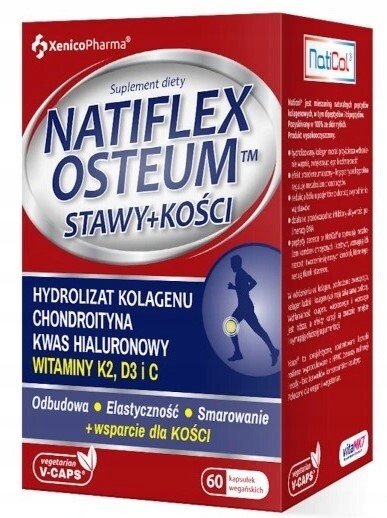 

Xenico Pharma, Натифлекс Остеум, суставы+кости 60 капсул.
