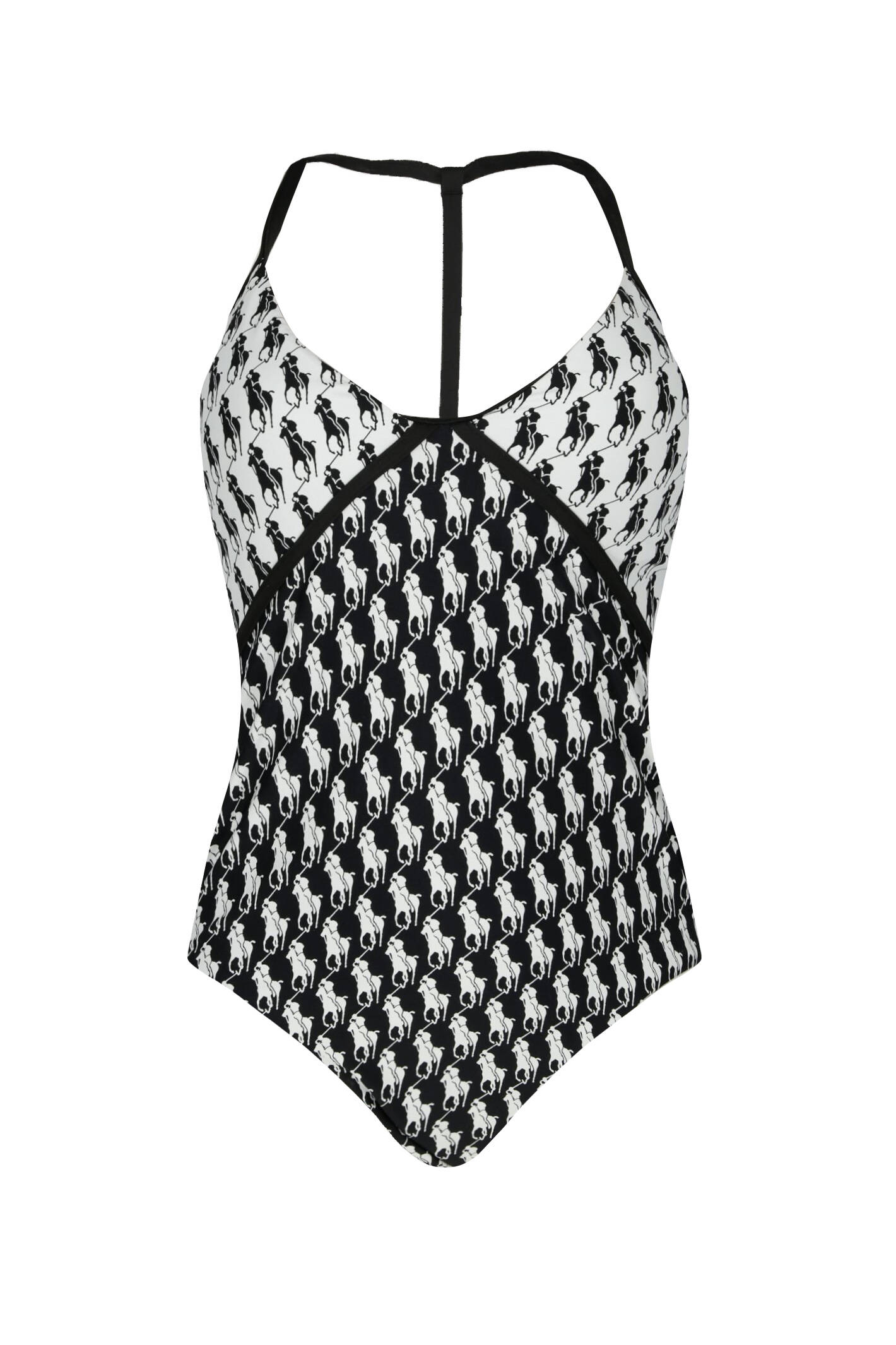 

Купальник POLO RALPH LAUREN Swimwear icon halter, черный