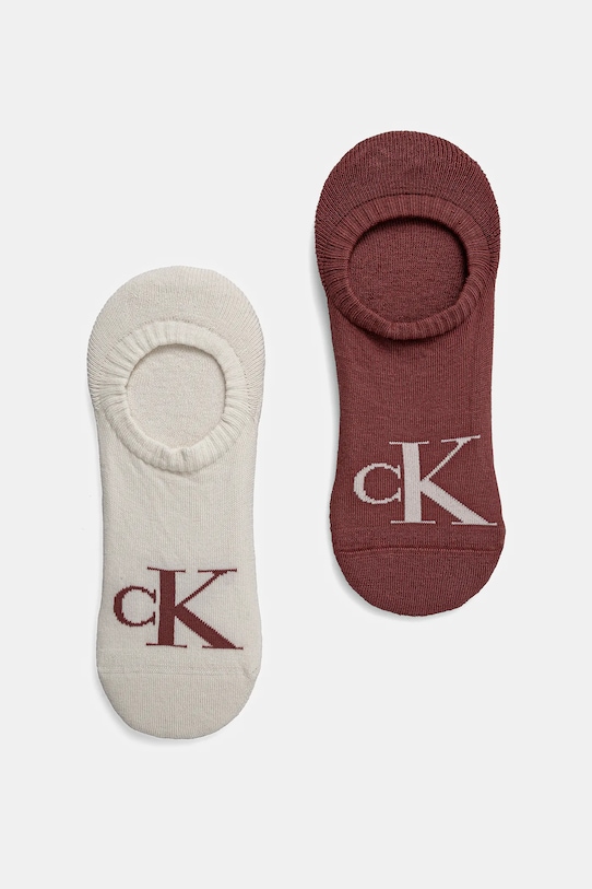 

Носки 2 пары Calvin Klein Jeans, розовый