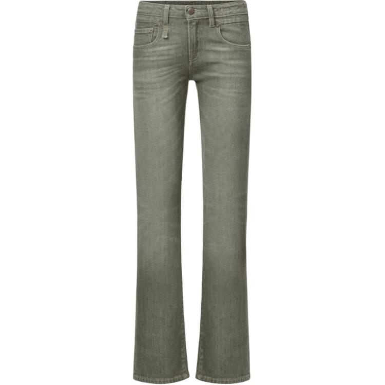 

Джинсы с расклешенными штанинами R13, зеленый