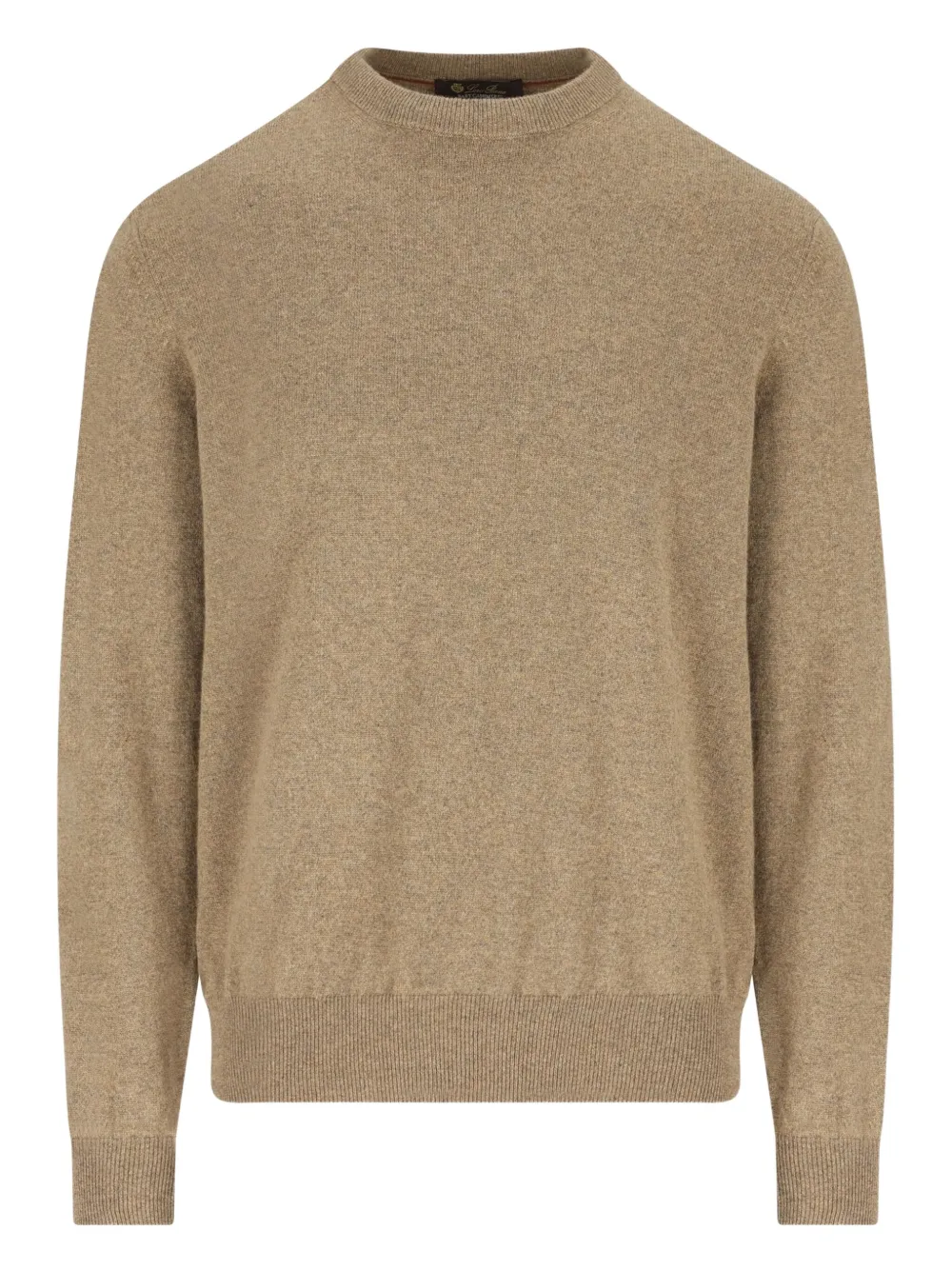 

Кашемировый свитер с круглым вырезом Loro Piana, нейтральный