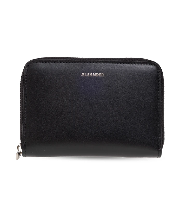 

Кожаный кошелек Jil Sander, черный