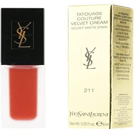 

Tattoo Couture Velvet Cream Lipstick No.211 Chili Incitement, Yves Saint Laurent