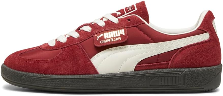Мужские кроссовки PUMA Palermo OG на шнуровке повседневные - красные — фото 3
