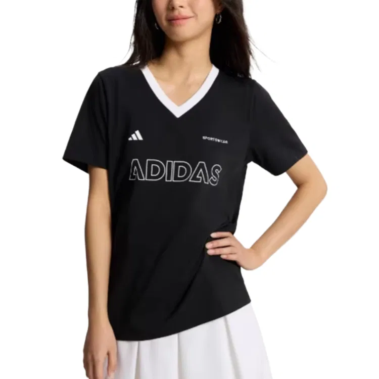 Футболка женская FW/AW25 Regular Adidas, Black — фото 4