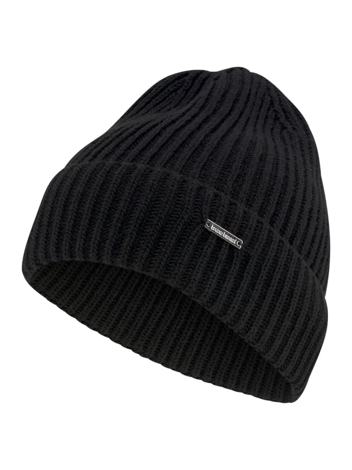 

Bruno Banani Черная вязаная шапка