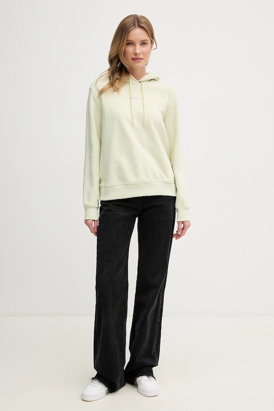 

Хлопковая толстовка Calvin Klein Jeans, бежевый