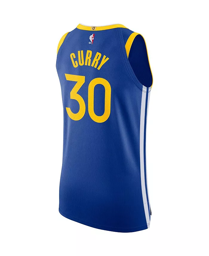 Мужская оригинальная майка Stephen Curry Royal Golden State Warriors 2020/21 — Icon Edition Nike — фото 4