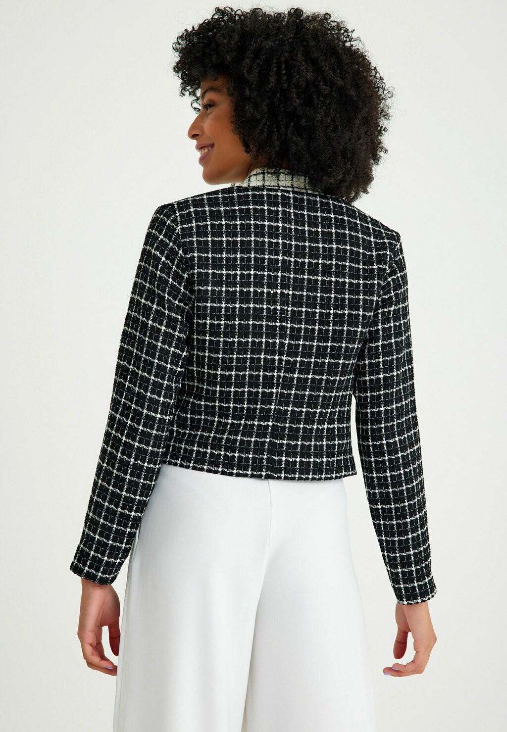 

Блейзер PLAID Just Like You, черный