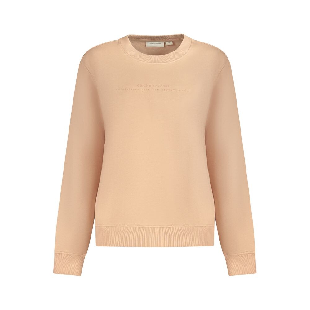

Розовый хлопковый женский свитер Calvin Klein