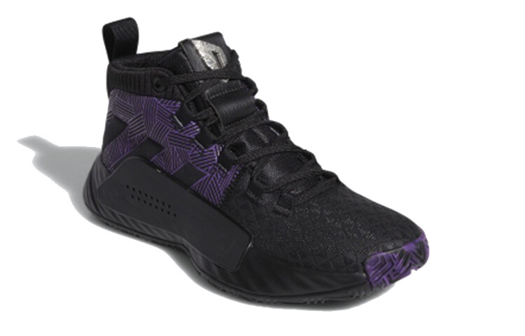 Кроссовки adidas Dame 5 Marvel Black Panther Youth — фото 3