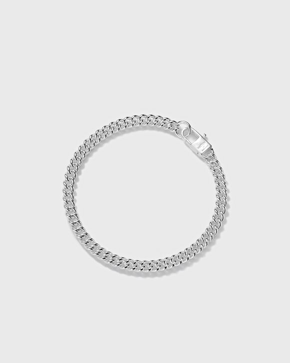 

Браслет Hatton Labs Round Curb Bracelet L, цвет sterling silver