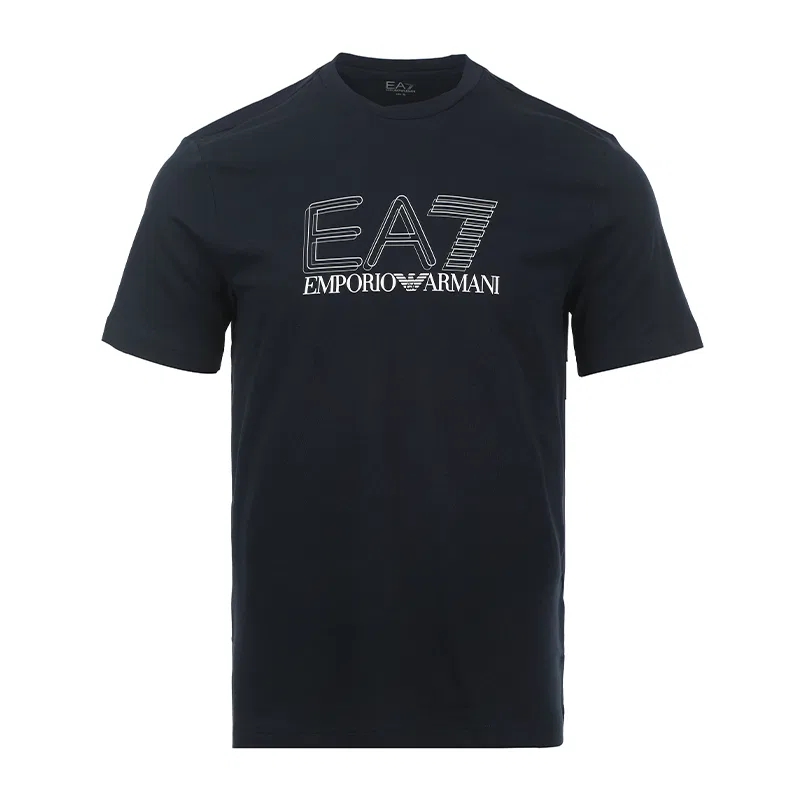 Футболка EA7 с коротким рукавом мужская темно-синяя EMPORIO ARMANI, Dark Blue