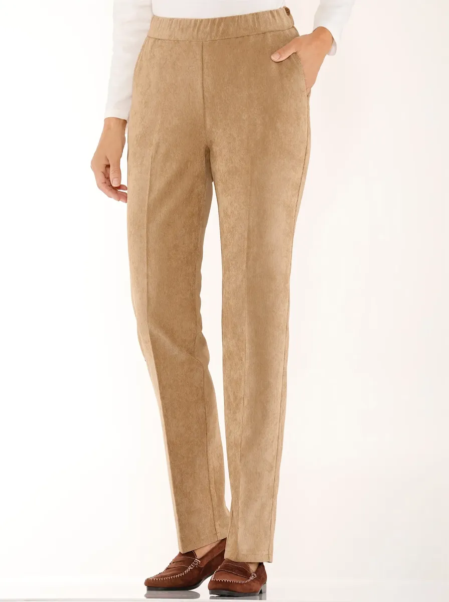 

Вельветовые брюки Classic Basics, цвет Camel