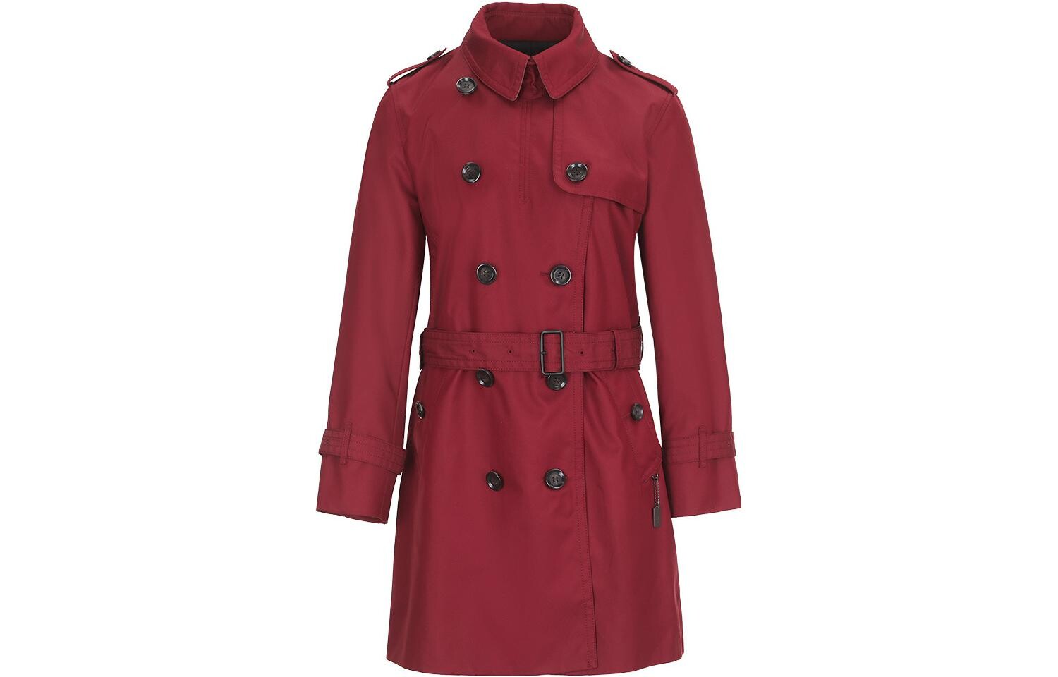 

Женский тренч COACH, цвет Burgundy