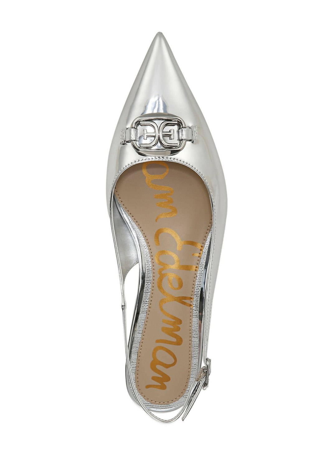 Классические туфли на каблуке AGGIE SLINGBACK Sam Edelman, серебряный — фото 3