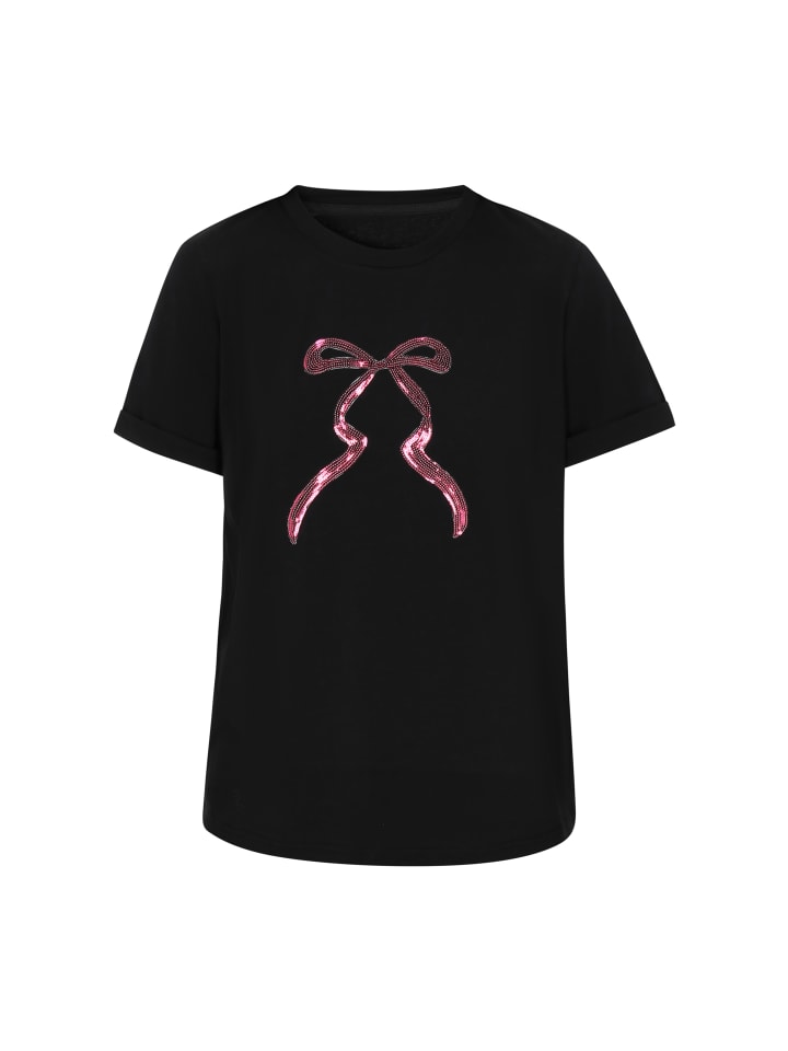 

Женская футболка черного цвета faina, Черный, Женская футболка черного цвета faina