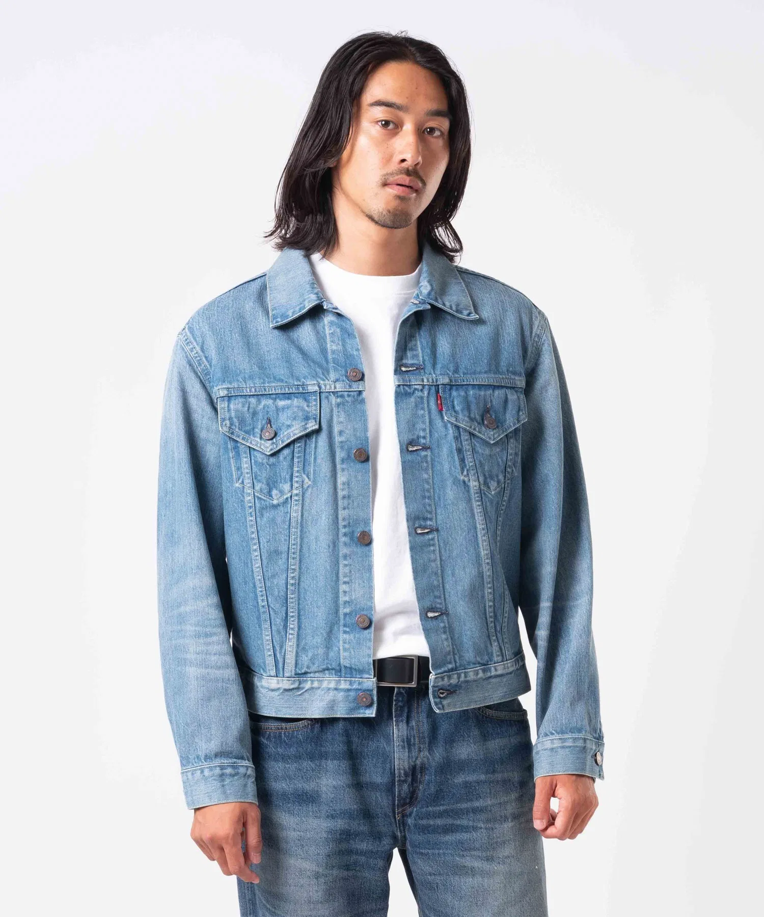 Levi's/Levi's LEVI'S(R) VINTAGE CLOTHING 1961 TYPE III 557 Trucker Jacket Medium Indigo — фото 3
