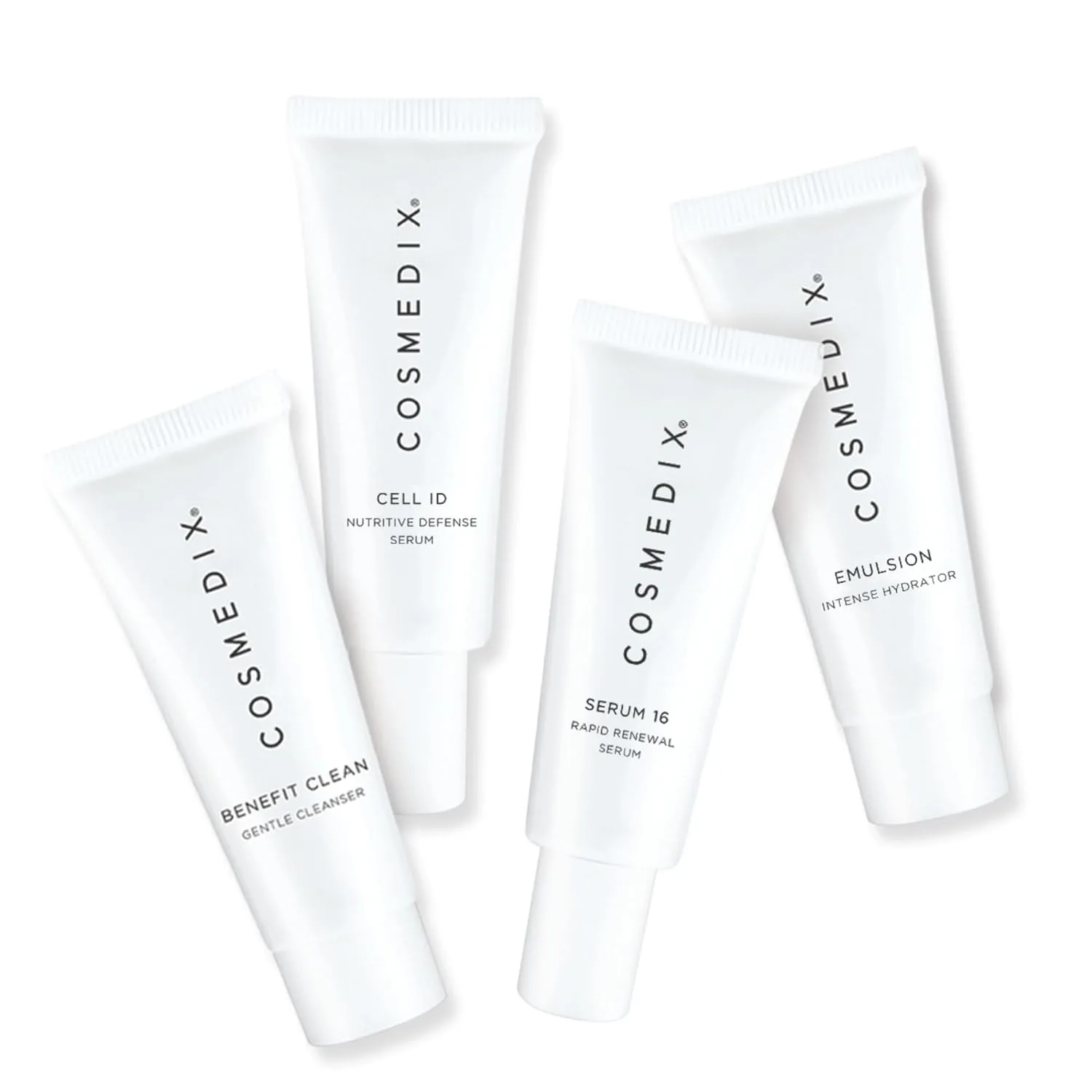 Набор для ухода за кожей лица COSMEDIX Age-Defying Starter Kit: очищающее средство, сыворотка и интенсивный увлажнитель