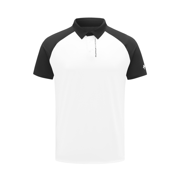 

Тренировочная поло для мужчин DESCENTE, ярко-белый