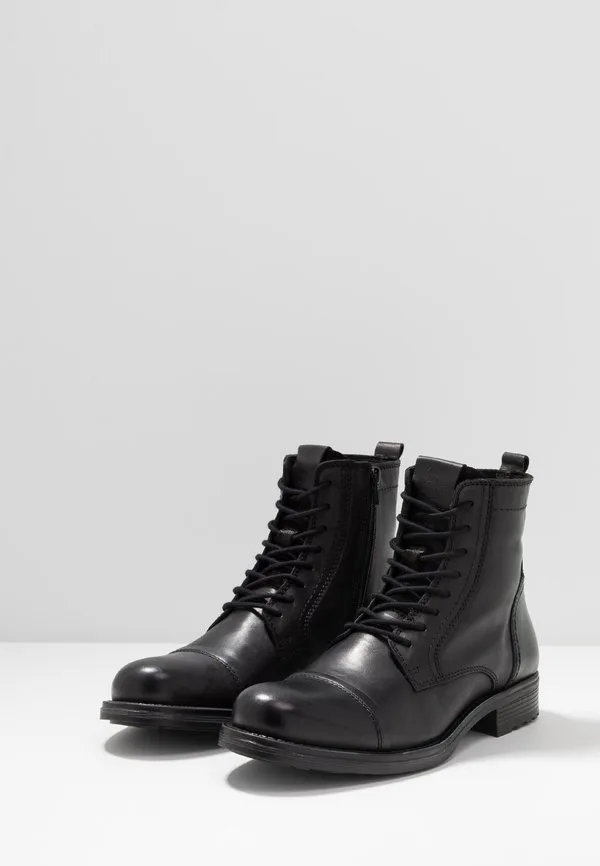 Ботинки на шнуровке jfwrussel Jack & Jones, Anthracite — фото 3