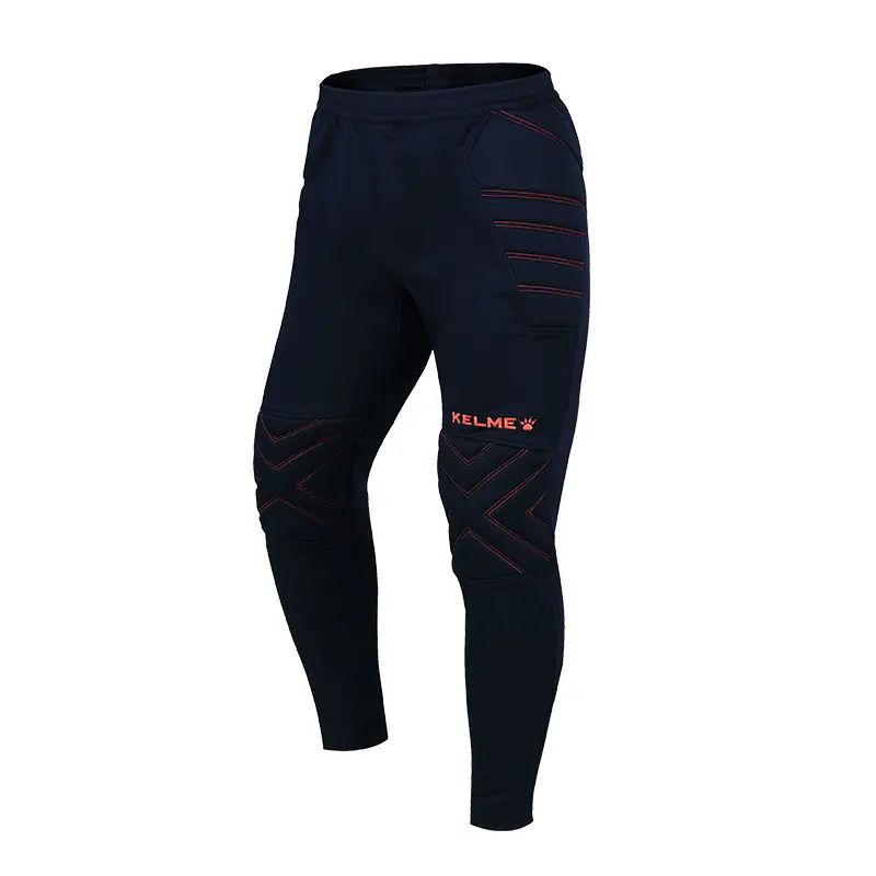 

Вязаные спортивные брюки мужские KELME, темно-синий/оранжевый