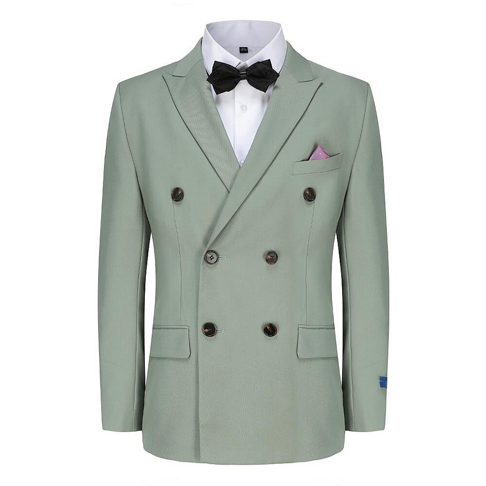 

Мужской двубортный костюм Braveman Slim Fit из 2 предметов, цвет Sage