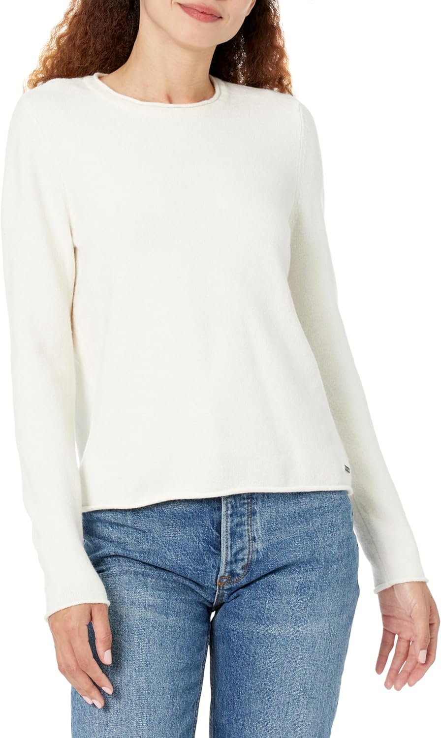 

Женский свитер Calvin Klein с круглым вырезом и длинными рукавами, Porcelin