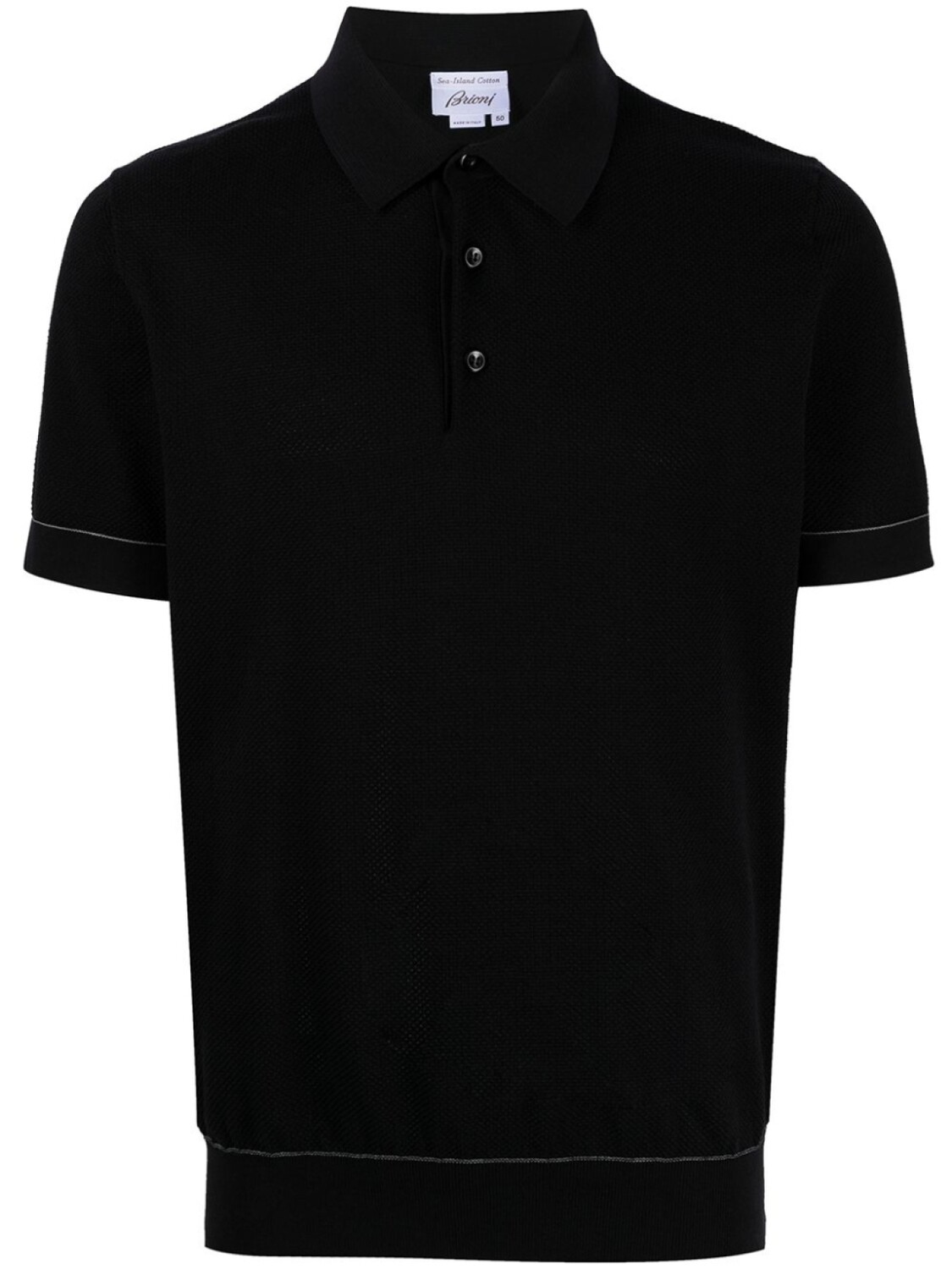 

Brioni рубашка поло, черный