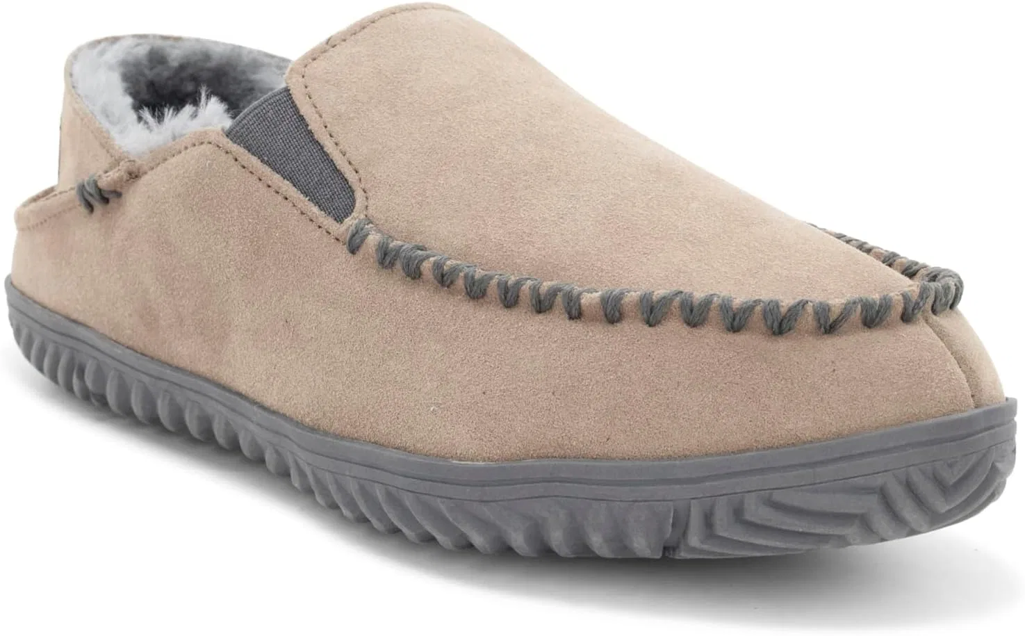 Тапочки мужские водонепроницаемые замшевые Staheekum, Taupe