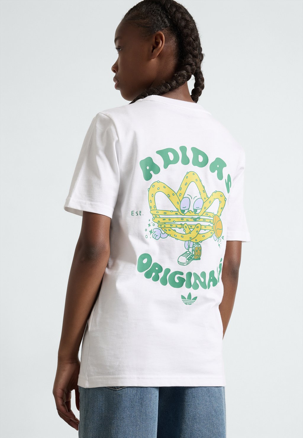 

Футболка с принтом PRETZEL TEE UNISEX Adidas Originals, слоновая кость