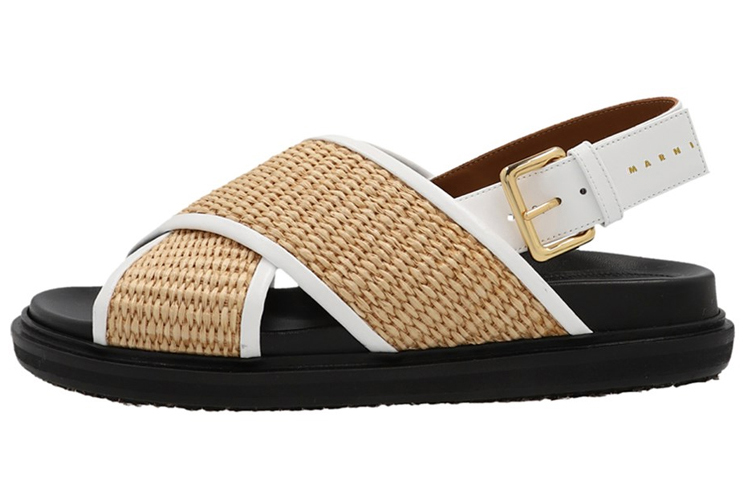 Сандалии Fussbett Cross Strap Women MARNI, Original Shoe Box Included