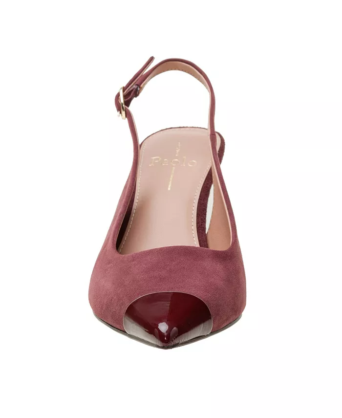 Туфли NIYKA | Mini Captoe Slingback Pumps Linea Paolo, фиолетовый — фото 3