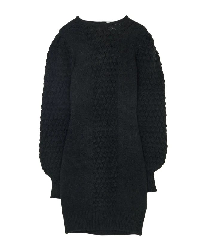 

Мини-Платье с сетчатой отделкой Silvian Heach, черный