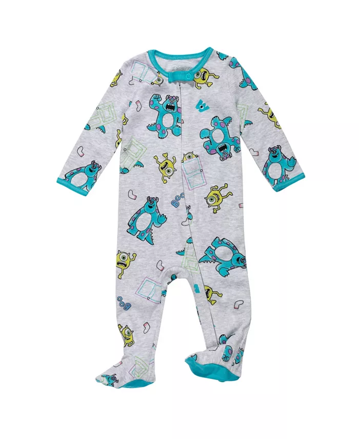Детские комбинезоны для сна Disney Baby Boys 2 шт. — Винни Пух, Король Лев, Pixar Toy Story (для новорожденных) Monsters Inc., мультиколор — фото 4