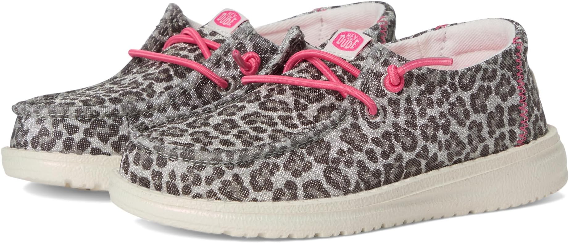 

Кроссовки Hey Dude Kids Wendy Luxe Leo, цвет Natural/Black