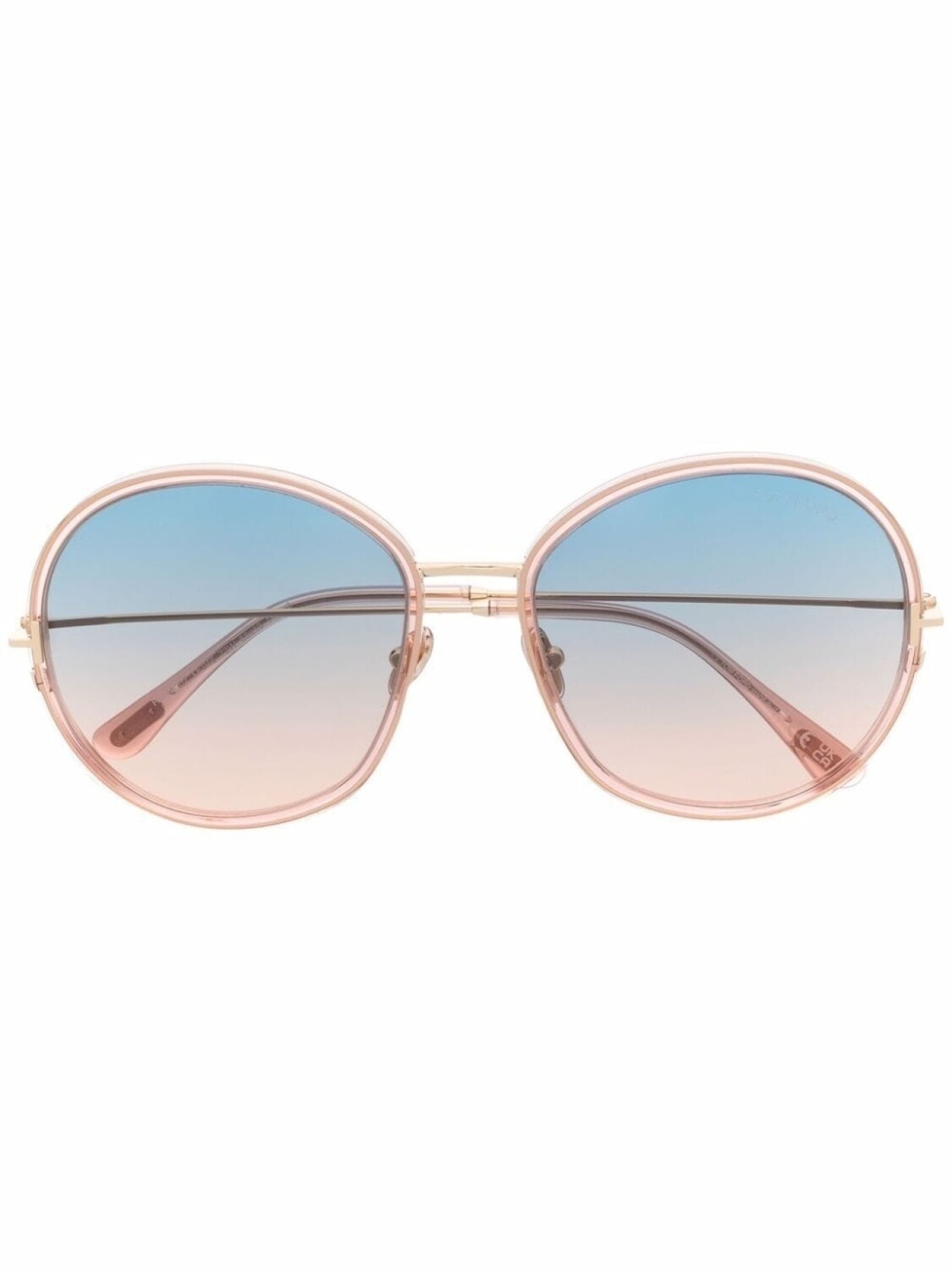 

TOM FORD Eyewear солнцезащитные очки с эффектом градиента, розовый