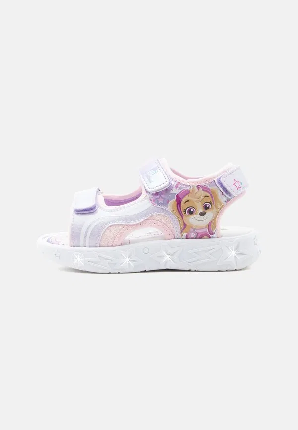 Ботинки для ходьбы "щенячий патруль" с мигающими лапками Friboo, Lilac