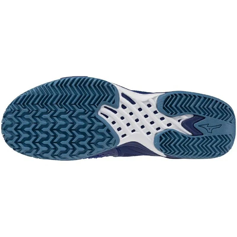 Унисекс кроссовки для тенниса «Wave Exceed Tour 6 OC» от Mizuno, 15 Blue X White — фото 3