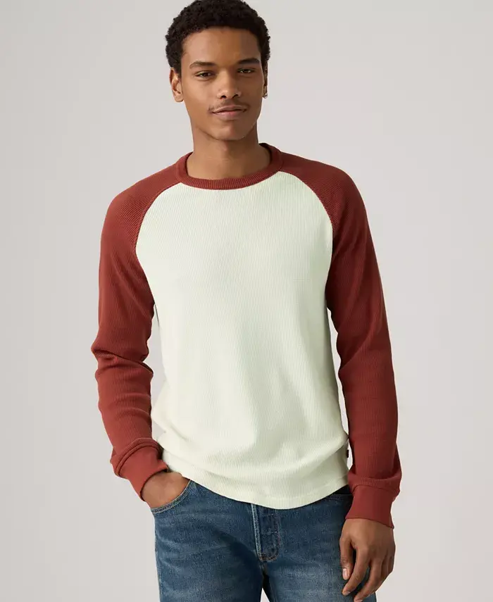 

Мужская термофутболка с длинными рукавами реглан Levi'S, белый