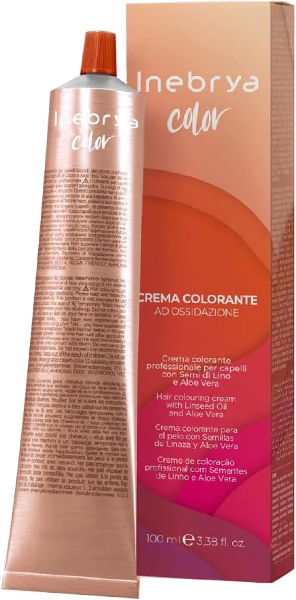 Крем-краска для волос Inebrya Colour 9.17 Light Blonde Cashmere, 100 мл ‎Inebrya